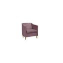 Ver imagem 4 de Kit Namoradeira e 2 Poltronas Titânio Suede Rosê