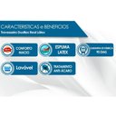 Ver imagem 2 de Travesseiro Látex Real Alto LS1100 c/ Capa Dry Fresh p/Fronha (50x70) - Duoflex