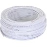 Cabo Coaxial FlexaVel Cftv Rf 4Mm+Bipolar 80% 2X26 Awg Cx com 100 Metros Branco - 1