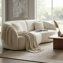 Ver imagem 4 de Sofá Sala Nuvem 170 cm Conforto Premium Decorativo Orgânico:Off White