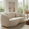 Sofá Sala Nuvem 170 Cm Conforto Premium Decorativo Orgânico:off White - 3