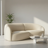 Sofá Sala Nuvem 170 Cm Conforto Premium Decorativo Orgânico:off White - 4