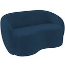 Ver imagem 1 de Sofá 3 Lugares 180cm Sala de Estar Living Oscar K01 Veludo Azul Marinho - Lyam Decor
