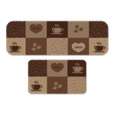 Ver imagem 1 de Jogo de Tapetes de Cozinha Coffee Café Capa de Almofada