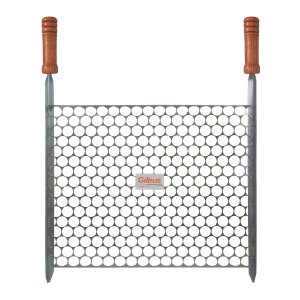 Grelha Moeda Galvanizada Aço Carbono 50x40 Churrasco