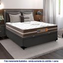 Ver imagem 2 de Cama Box Baú Casal Sintético + Colchão Molas Ensacadas Texas Prime Colchões 138x188x67cm Cor: