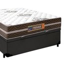 Ver imagem 6 de Cama Box Baú Casal Sintético + Colchão Molas Ensacadas Texas Prime Colchões 138x188x67cm Cor: