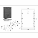 Ver imagem 7 de Cômoda Barcelona 7 Gavetas Cinamomo/Off White Benetil