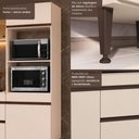 Ver imagem 6 de Armário Cozinha Modulada Completa 281,5cm Milano Multimóveis MP2397 - Vanilla