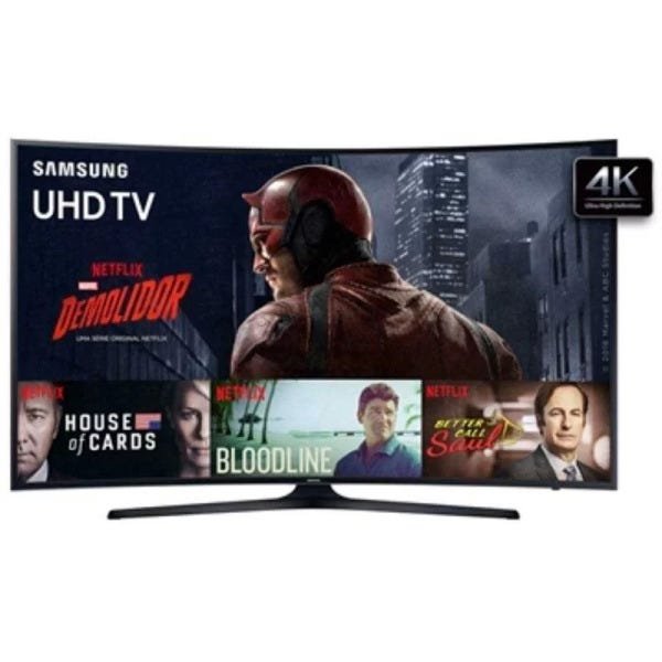 Samsung Un40Ku6300 - TV LED 40 Polegadas 4K Curva Smart TV Wide 3HDMI/2Usb Preto - 1