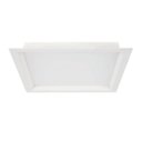 Ver imagem 2 de Plafon Led Embutir Quadrado Recuado Kais 36w 3000k 2800lm Branco Abs-nordecor