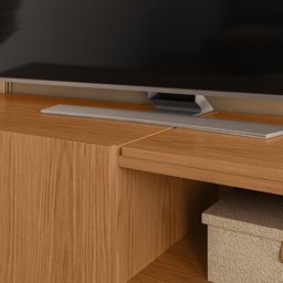Rack Aldan para Tv "55 2 Portas - Colibri - Freijo - 10