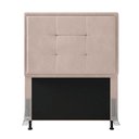 Ver imagem 3 de Cabeceira Onix Cama Box Solteiro 90cm Suede Bege
