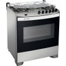 Fogão de Piso Brastemp 5 Bocas Bfs5N Inox com Vidro Interno Removível - 1