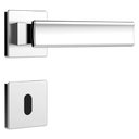 Ver imagem 1 de Fechadura para Porta Interna MZ640 Cromada 40mm com Roseta - 03640B4CR - PAPAIZ FECHADURA 4400 R264