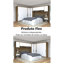Ver imagem 7 de Guarda Roupa Modulado Casal Queen 1,58 M Porta Correr Canto Paris Luciane M07:azul