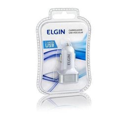 Carregador Veicular Elgin com 2 Saídas Usb - 1
