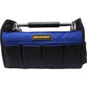Ver imagem 1 de Bolsa Aberta para Ferramentas Tipo Caixa de Ferramentas com 14 Bolsos e Alça de Metal
