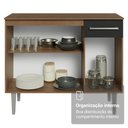 Ver imagem 7 de Buffet Aparador 105cm 3 Portas e 1 Gaveta Madesa