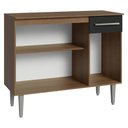 Ver imagem 5 de Buffet Aparador 105cm 3 Portas e 1 Gaveta Madesa