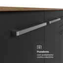 Ver imagem 6 de Buffet Aparador 105cm 3 Portas e 1 Gaveta Madesa