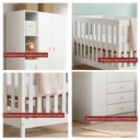 Ver imagem 6 de Conjunto Berço c/Colchão e Guarda-Roupa Ditália Bbi-56 Bb-322 Branco