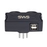 Acessorios Sms 62332 Carregador 2 USB + 2 Tomadas Preto - 2
