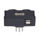 Ver imagem 2 de Acessorios Sms 62332 Carregador 2 USB + 2 Tomadas Preto