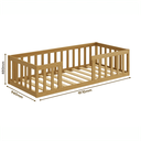 Ver imagem 2 de Cama Cercadinho Intantil Montessoriana Solteiro Cor Nogueira Nemargi