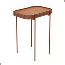 Ver imagem 2 de Mesa Lateral Nature Retangular MDP MDF Marrom Oft Móveis