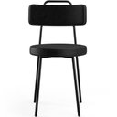 Ver imagem 7 de Kit 06 Cadeiras Decorativas Para Sala De Jantar Barcelona F01 Couríssimo Preto - Lyam Decor
