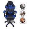Kit 2 Cadeiras Gamer Stillus Ergonômica com Apoio para Os Pés Azul - 9