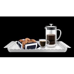 Bandeja Retangular ACO INOX 470 X 257MM - 1