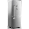 Geladeira / Refrigerador 422 Litros Brastemp 2 Portas Frost Free Inverse Inox - Bre50nkana - Platinu - 2