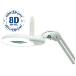 Lupa de Bancada Estética Hikari Hl-400 60 Leds Aumento 8x - 1