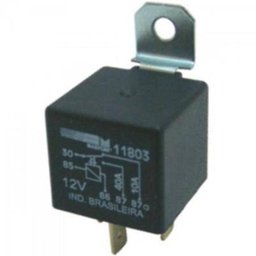 relê auxiliar 12v 40a 4 pinos com lingueta genérico - caixa c/ 5 unidades - 2 relê auxiliar 12v 40a 4 pinos com lingueta genérico - caixa c/ 5 unidades - 2