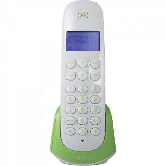 Telefone sem Fio Dect Id Moto700G Branco com Verde Motorola