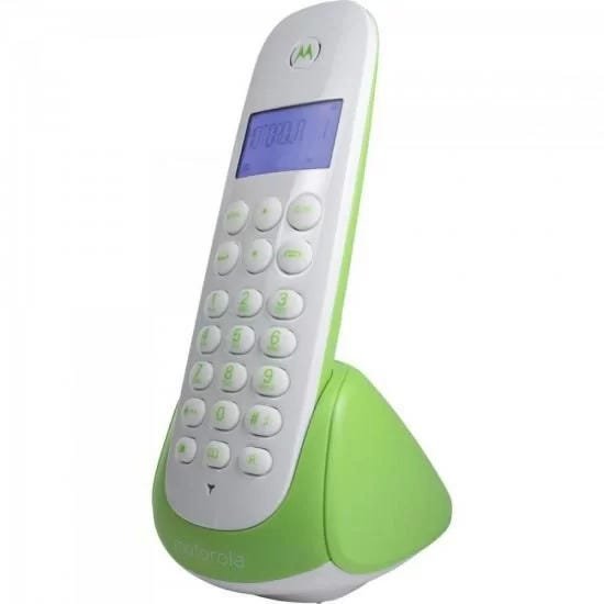 Telefone sem Fio Dect Id Moto700G Branco com Verde Motorola - 2