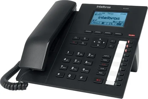 Telefone Terminal Inteligente Digital Para Linha Impacta TI 5000 PABX Intelbras Preto - 2
