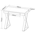 Ver imagem 2 de Escrivaninha Mesa de Estudos para Notebook Veneza Ii Branco