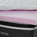 Ver imagem 2 de Pillow Top Solteiro Espuma Viscoelástico Nasa com Capa Percal D45 88x188x5cm - BF Colchões