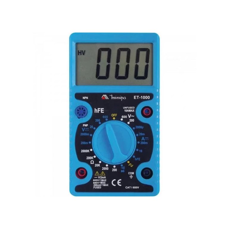 Multimetro Digital ET-1000 AZUL Minipa