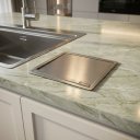Ver imagem 2 de Porta Esponja Embutir em Aço Inox 304 Escovado Premium - Cozix