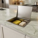 Ver imagem 1 de Porta Esponja Embutir em Aço Inox 304 Escovado Premium - Cozix