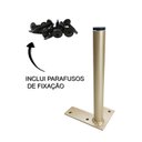 Ver imagem 2 de Kit 4 Pés de Metal L 18cm Lateral Champagne Multiuso Armário Sofá Cama Casa Cozinha