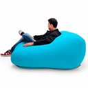 Ver imagem 2 de Puff Poltrona Grande Senso Ergonômico Luxo Malha Fria Poliamida Micropérolas Eps 3mm Good Pufes