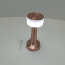 Ver imagem 5 de Luminaria Decorativa Enfeite de Mesa Led Usb Home&co Metal 21x9x9cm Cobre