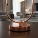 Ver imagem 4 de Abajur Luminaria de Mesa Moderno Oval com Globo 12cm Decoração Casa Sala Quarto Escritório
