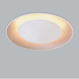 Plafon Eclipse Embutir Alumínio Na Cor Branco Textura para 6 Lâmpadas G9 - 1