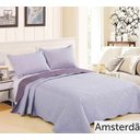 Ver imagem 1 de Kit Cobre Leito Colcha Casal Patchwork Ultrasonic 3 Peças - Amsterdã